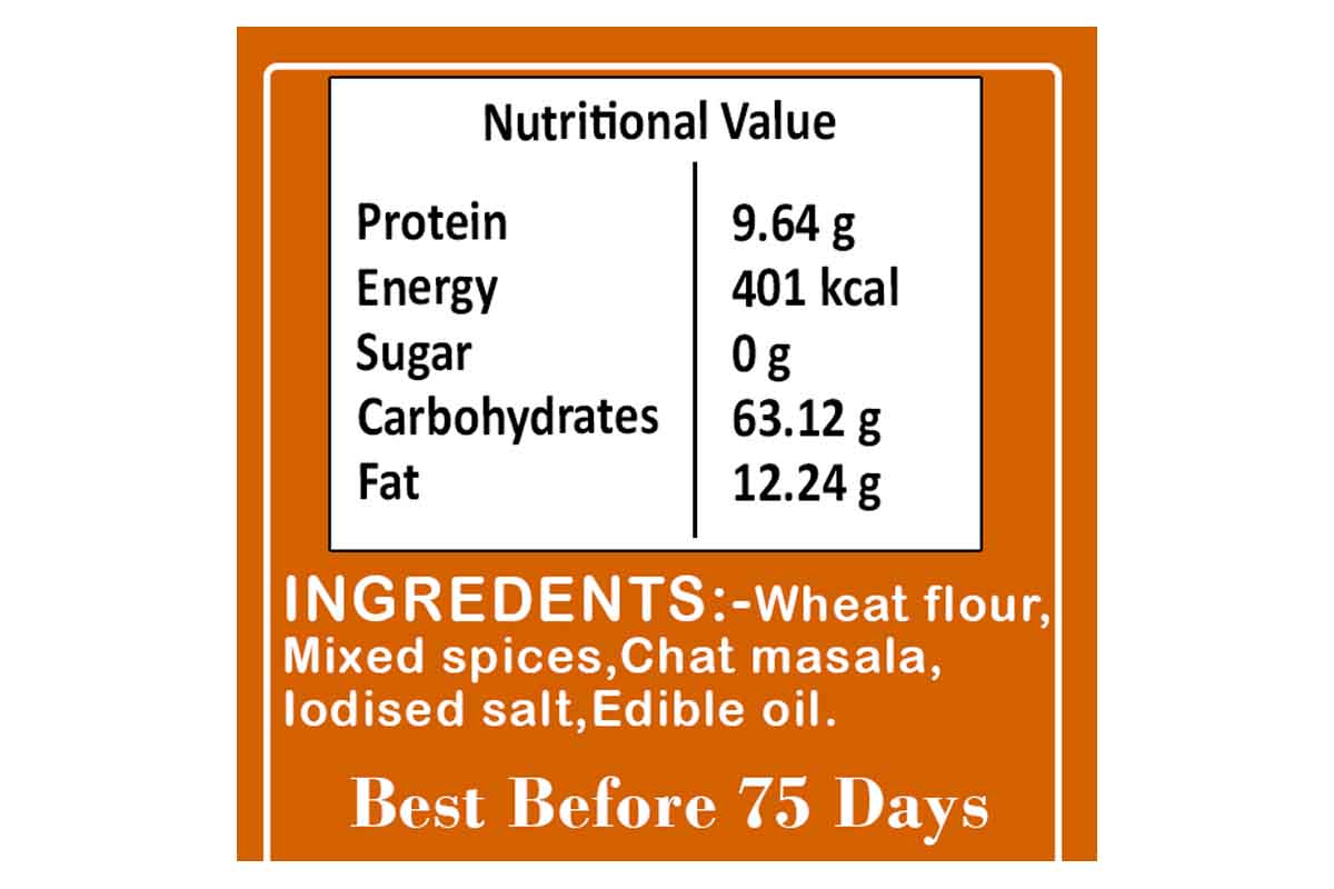 Whole Wheat Chunky Chat Khakhra Mobile 200 Gm