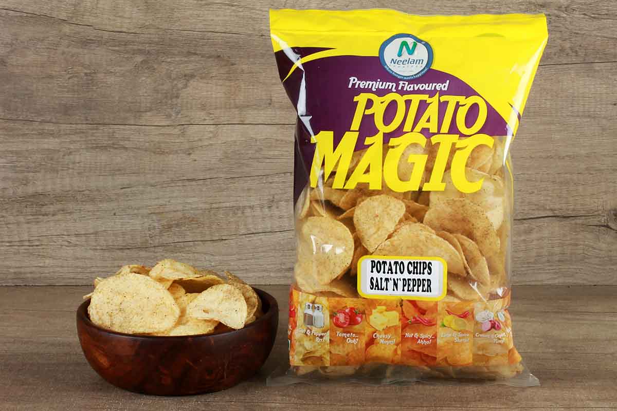 POTATO CHIPS SALT N PEPPER WAFER 200 GM