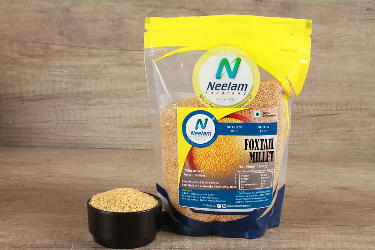 Foxtail Millet 500 Gm – Neelam Foodland USA