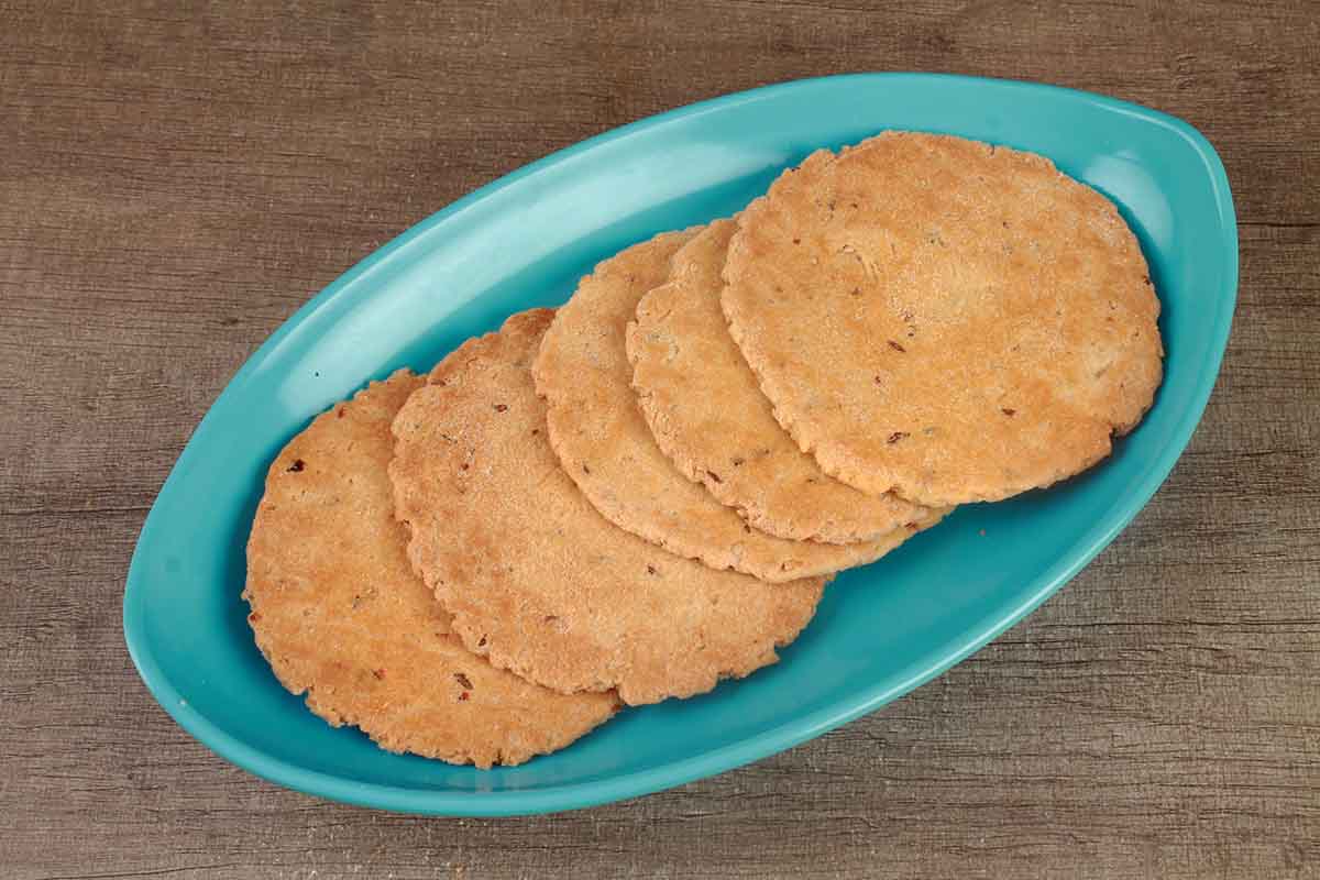 GLUTEN FREE FARALI JEERA CHILLY BHAKHRI 200 GM