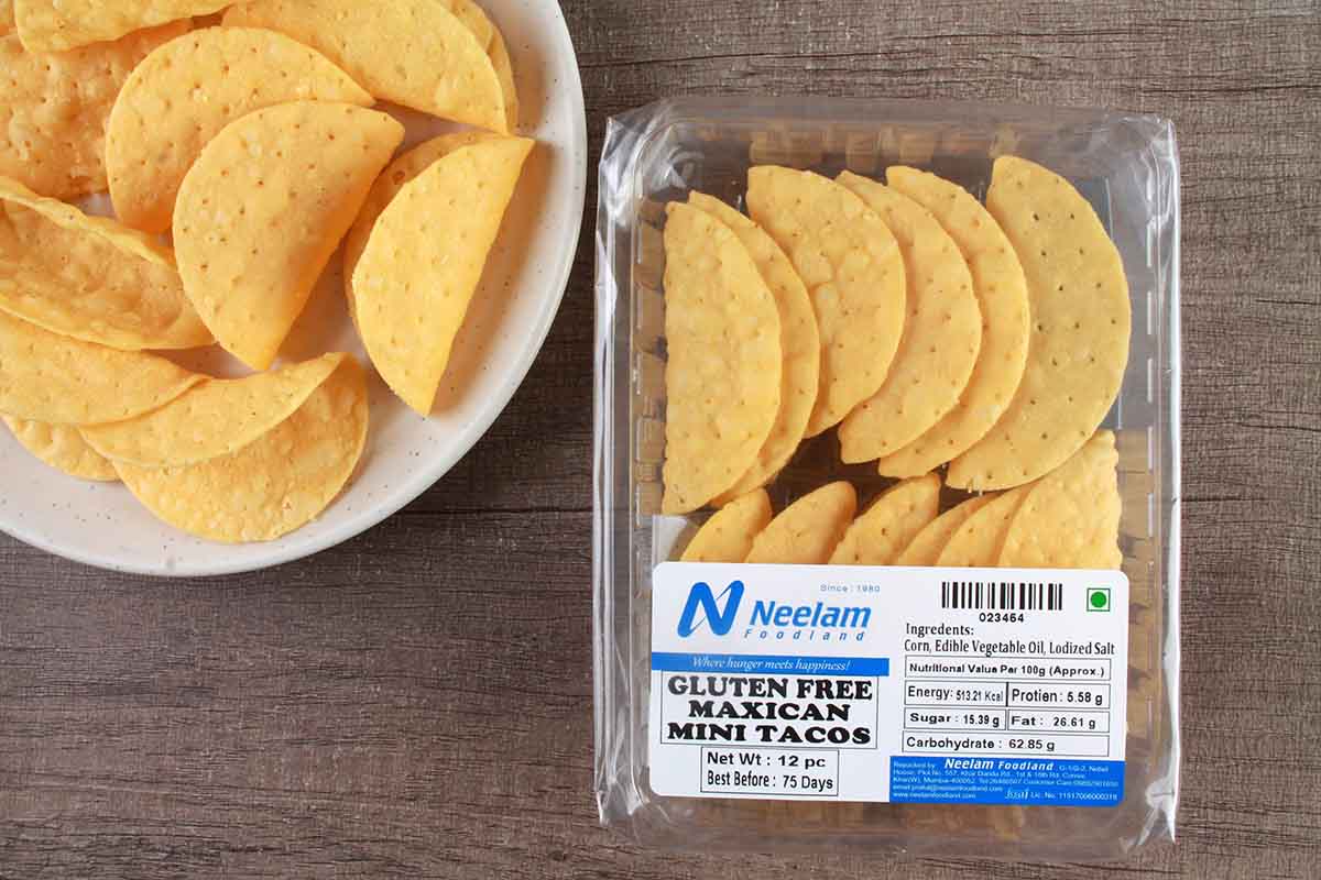 GLUTEN FREE MEXICAN MINI TACOS 12 PC