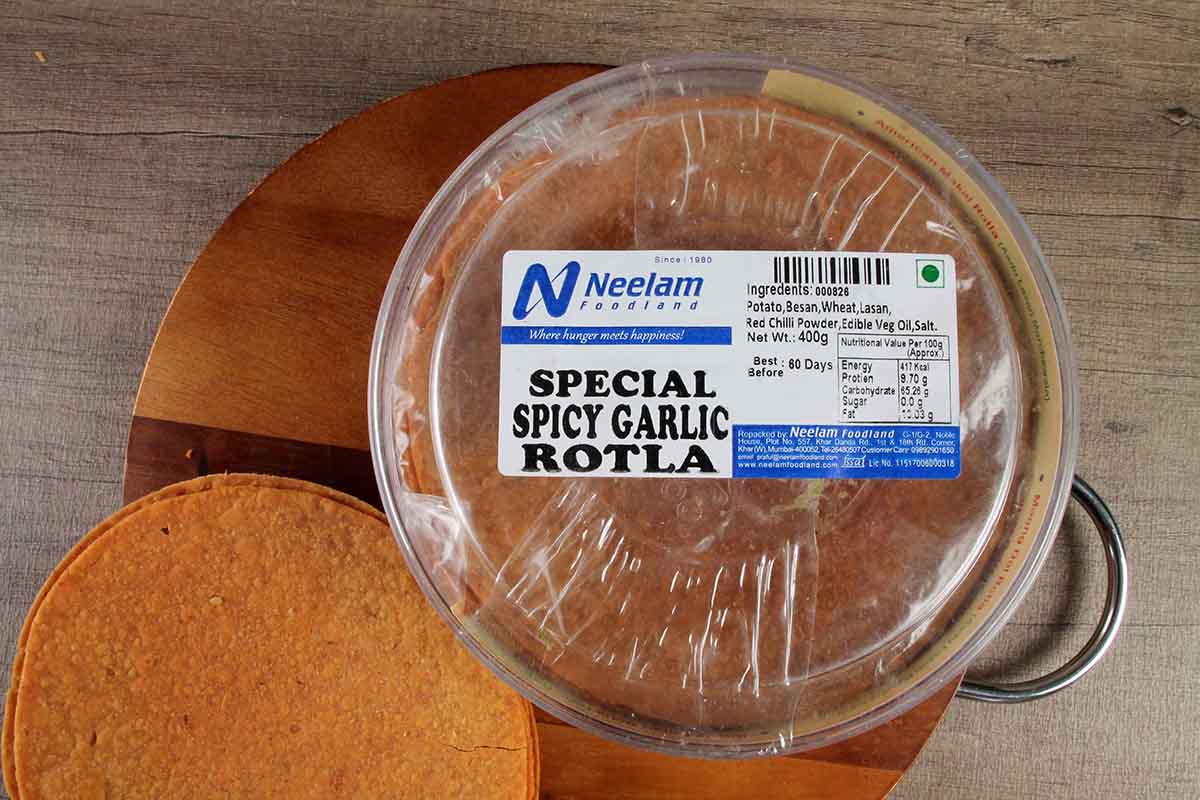 WHEAT SPICY GARLIC ROTLA