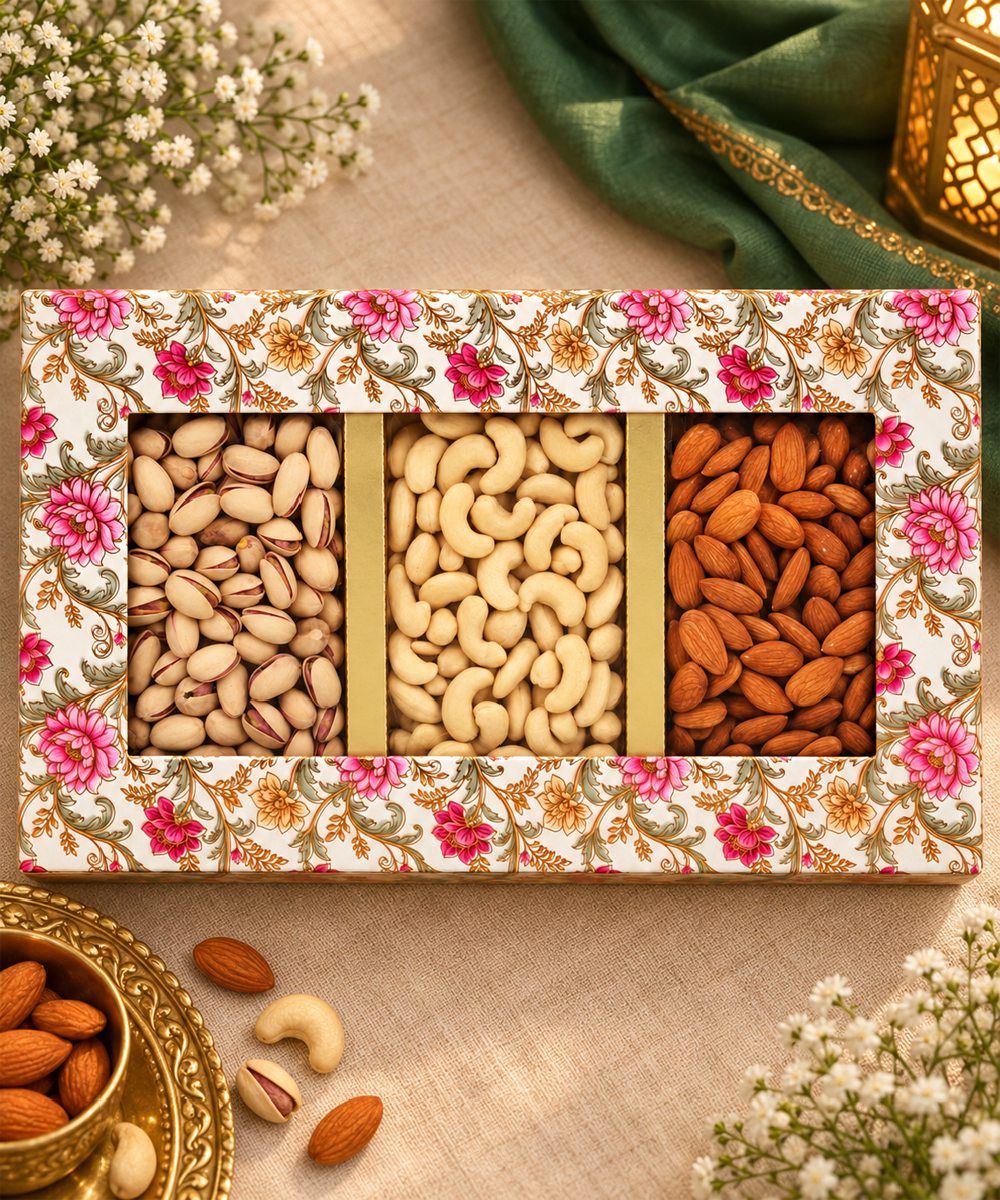 3 P Big Dry Fruit Box 515 Gm
