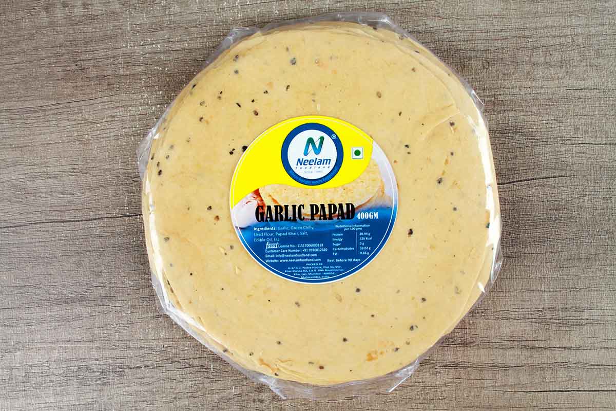 GARLIC PAPAD 400 GM