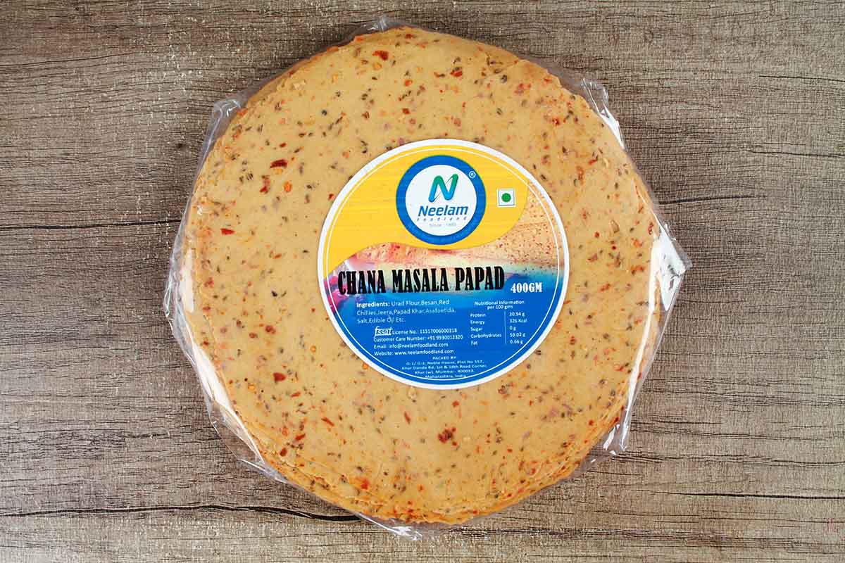 CHANA MASALA PAPAD 400 GM