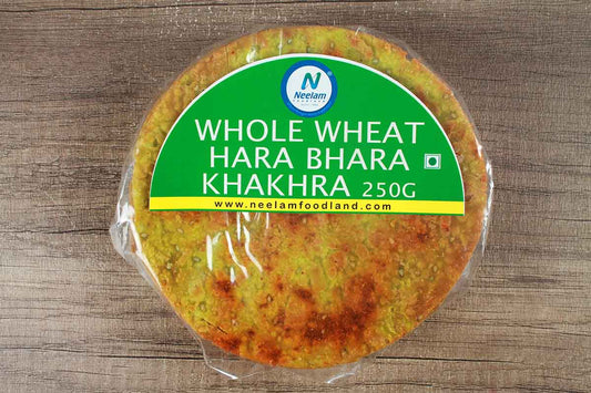 WHOLE WHEAT HARA BHARA KHAKHRA 250 GM