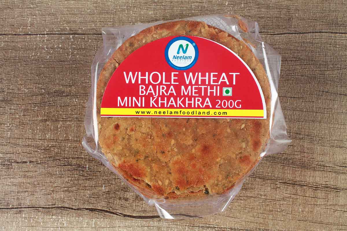 WHOLE WHEAT BAJRI METHI KHAKHRA MINI 200 GM