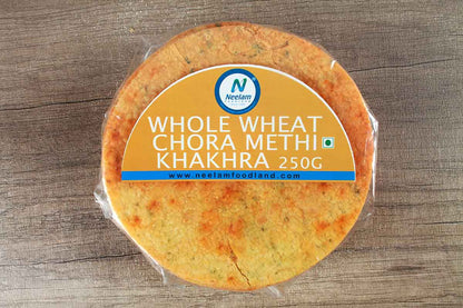 WHOLE WHEAT CHORA METHI KHAKHRA 250 GM