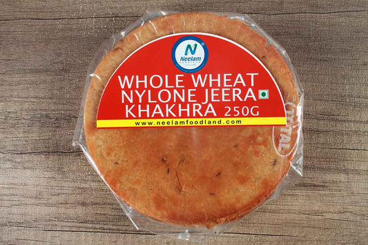 WHOLE WHEAT NYLONE JEERA KHAKHRA 250 GM