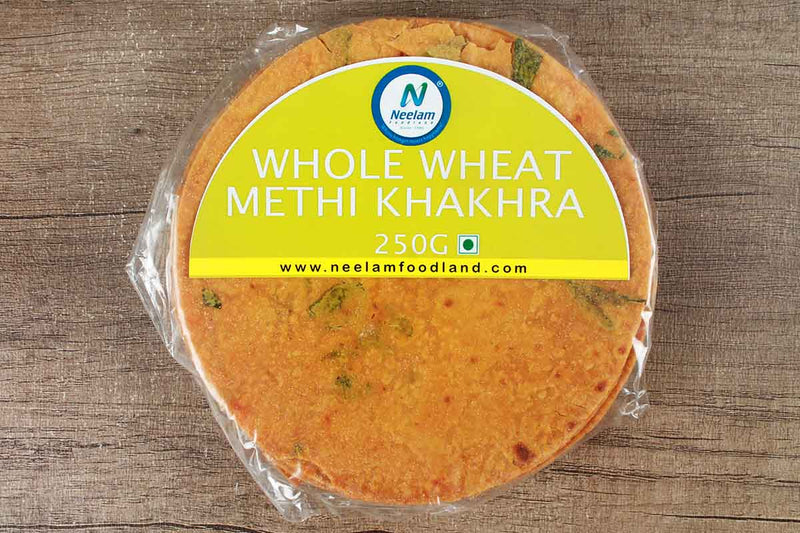 WHOLE WHEAT METHI KHAKHRA 250 GM