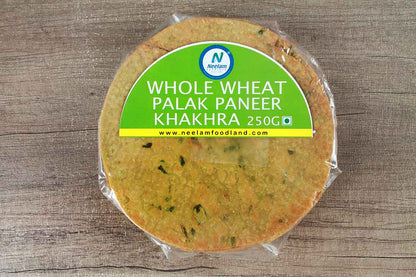 WHOLE WHEAT PALAK PANEER KHAKHRA 250 GM