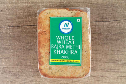 WHOLE WHEAT BAJRI METHI KHAKHRA MOBILE 200 GM