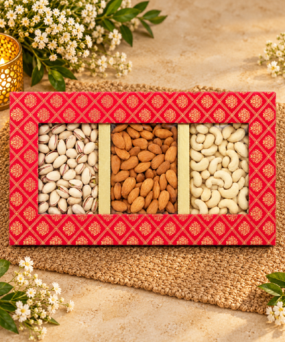 3 P Big Dry Fruit Box 515 Gm