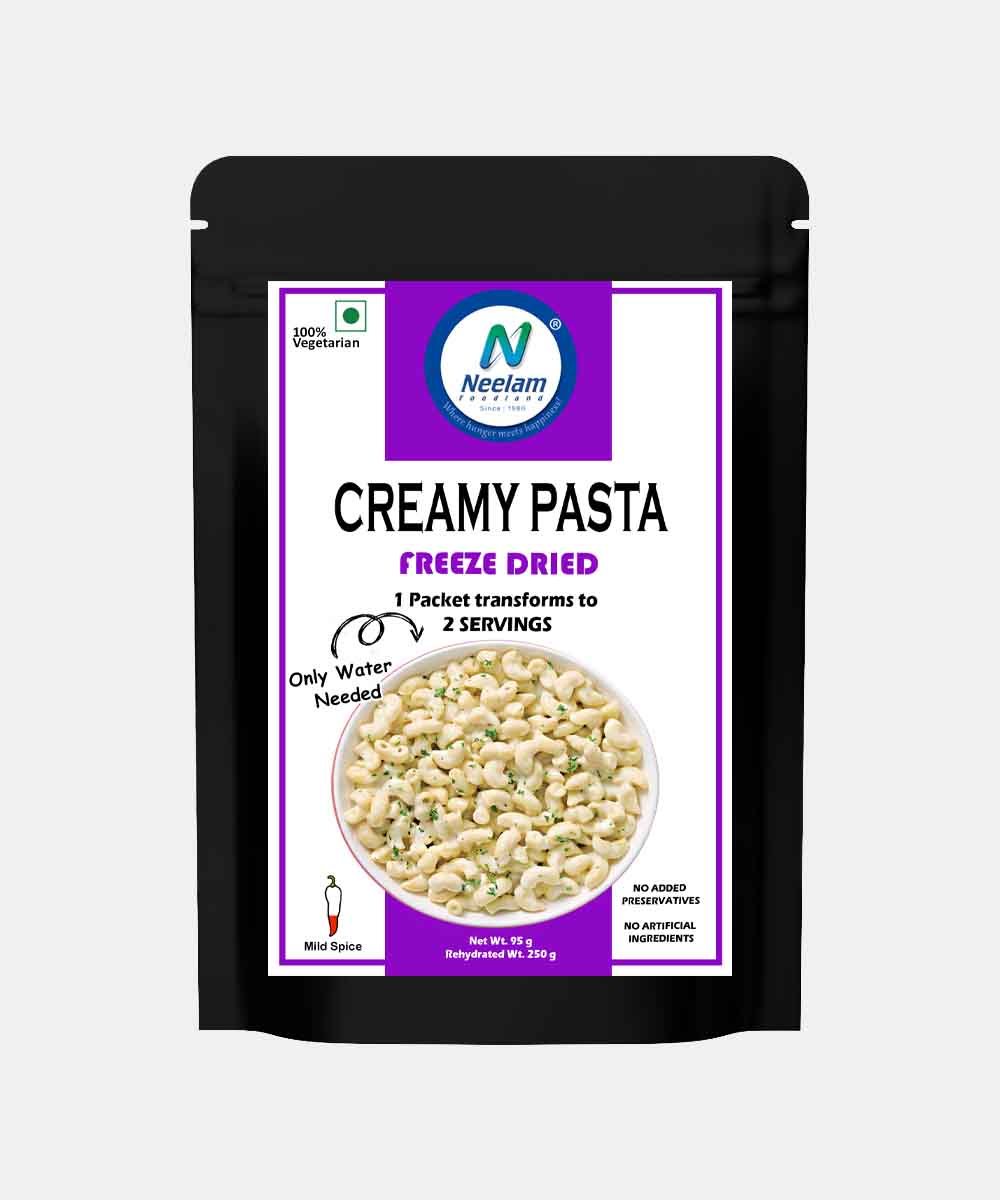 Freeze Dried Creamy Pasta 100 Gm