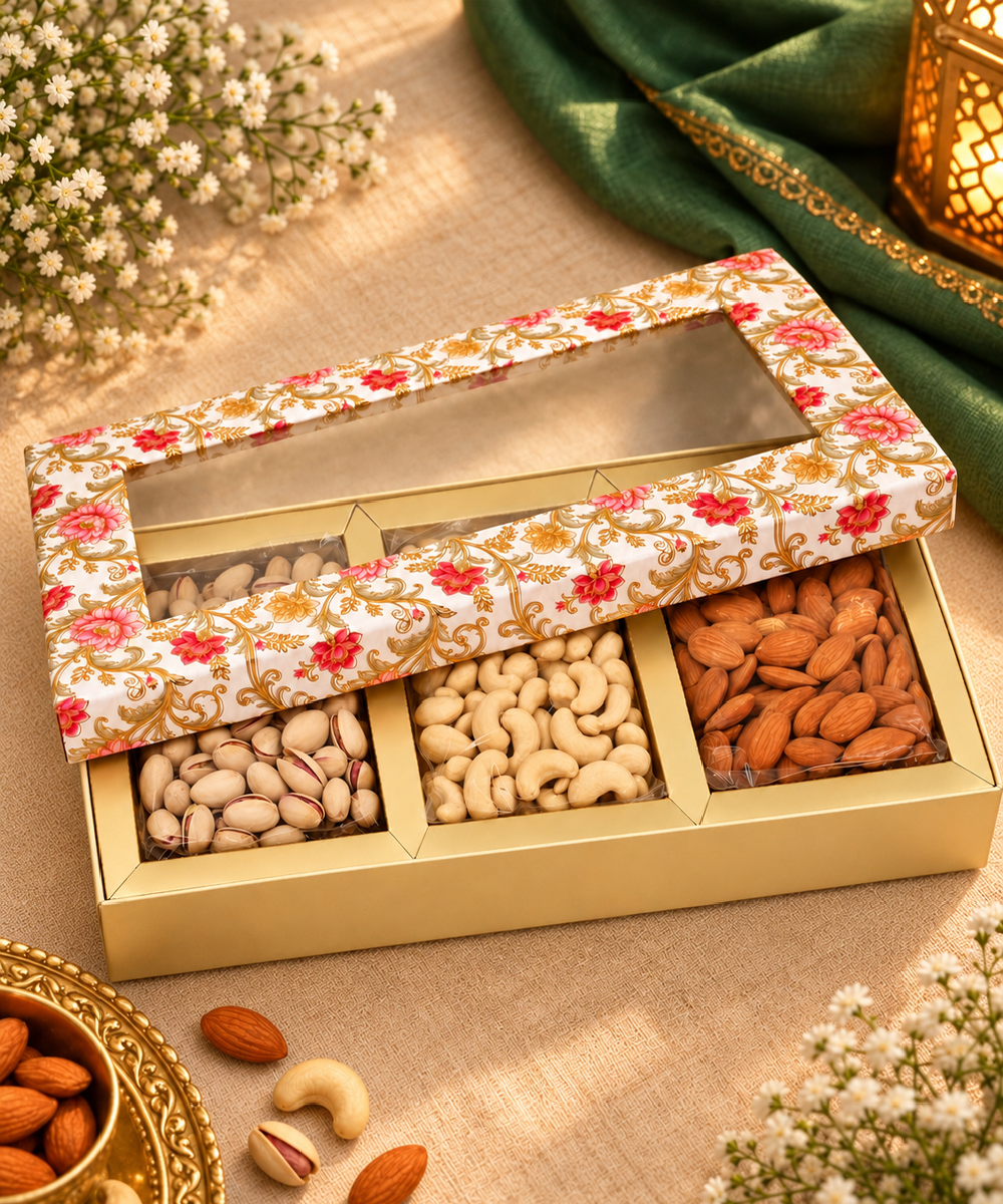 3 P Big Dry Fruit Box 515 Gm