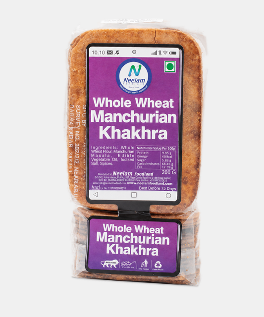 Whole Wheat Manchurian Khakhra Mobile 200 Gm