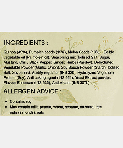 Quinoa & Seeds Wasabi 150 Gm