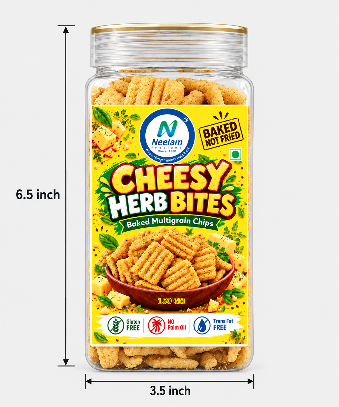 Cheesy Herb Bites 150 Gm