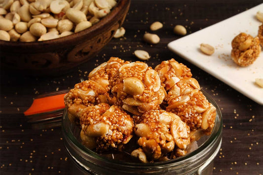 3 In 1  Peanut Laddu
