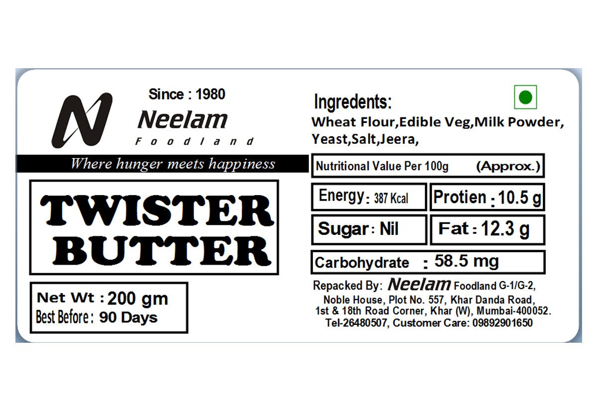 TWISTER BUTTER 200 GM