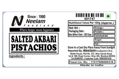 AKBARI PISTA SALTED 250 GM