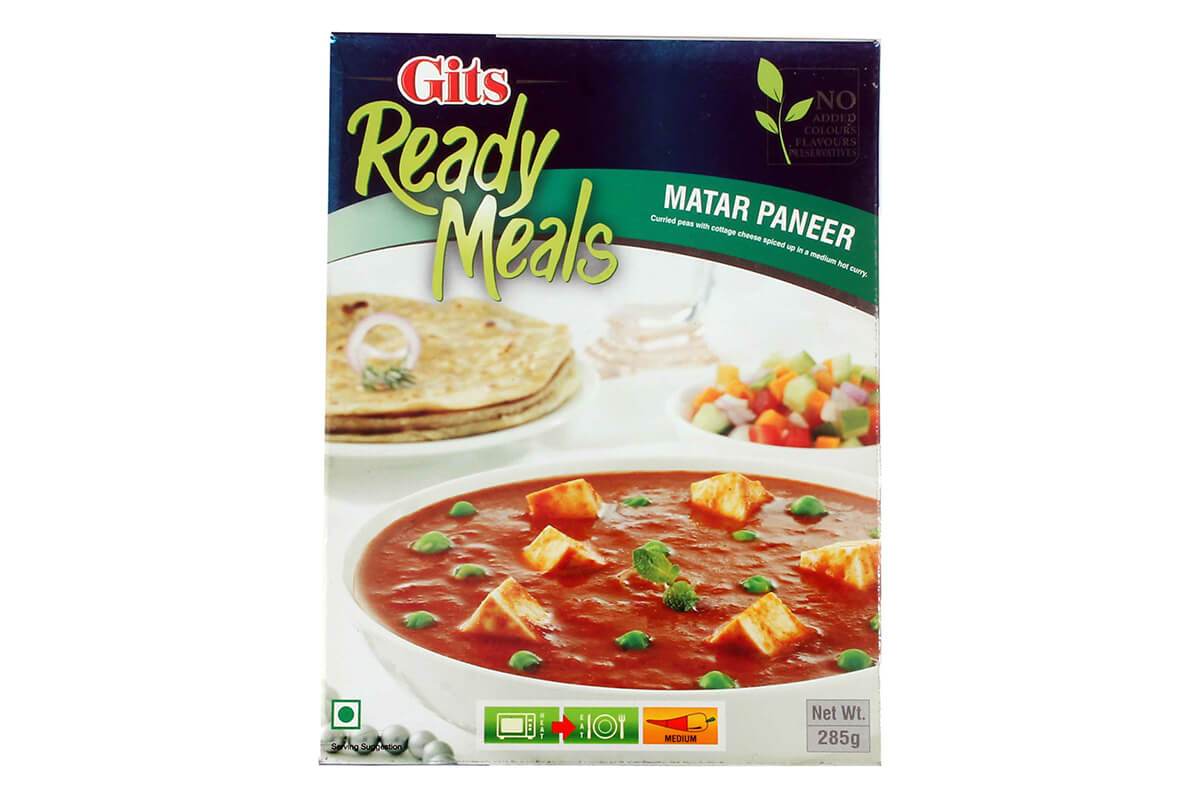Gits. Matar Paneer