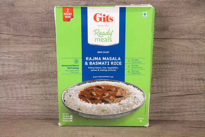 GITS RAJMA MASALA AND BASMATI RICE READY MEALS 375