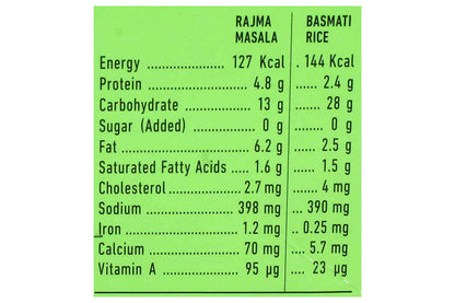 GITS RAJMA MASALA AND BASMATI RICE READY MEALS 375