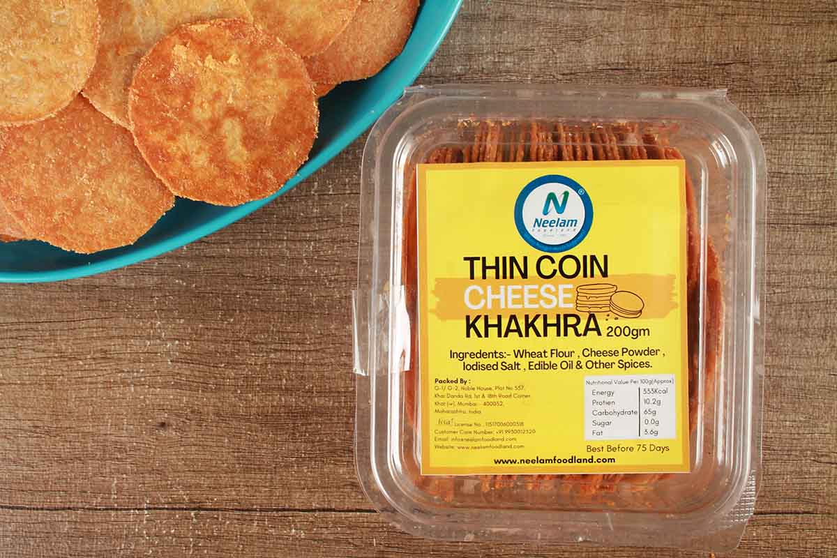 THIN COIN CHEESE KHAKHRA 200 GM