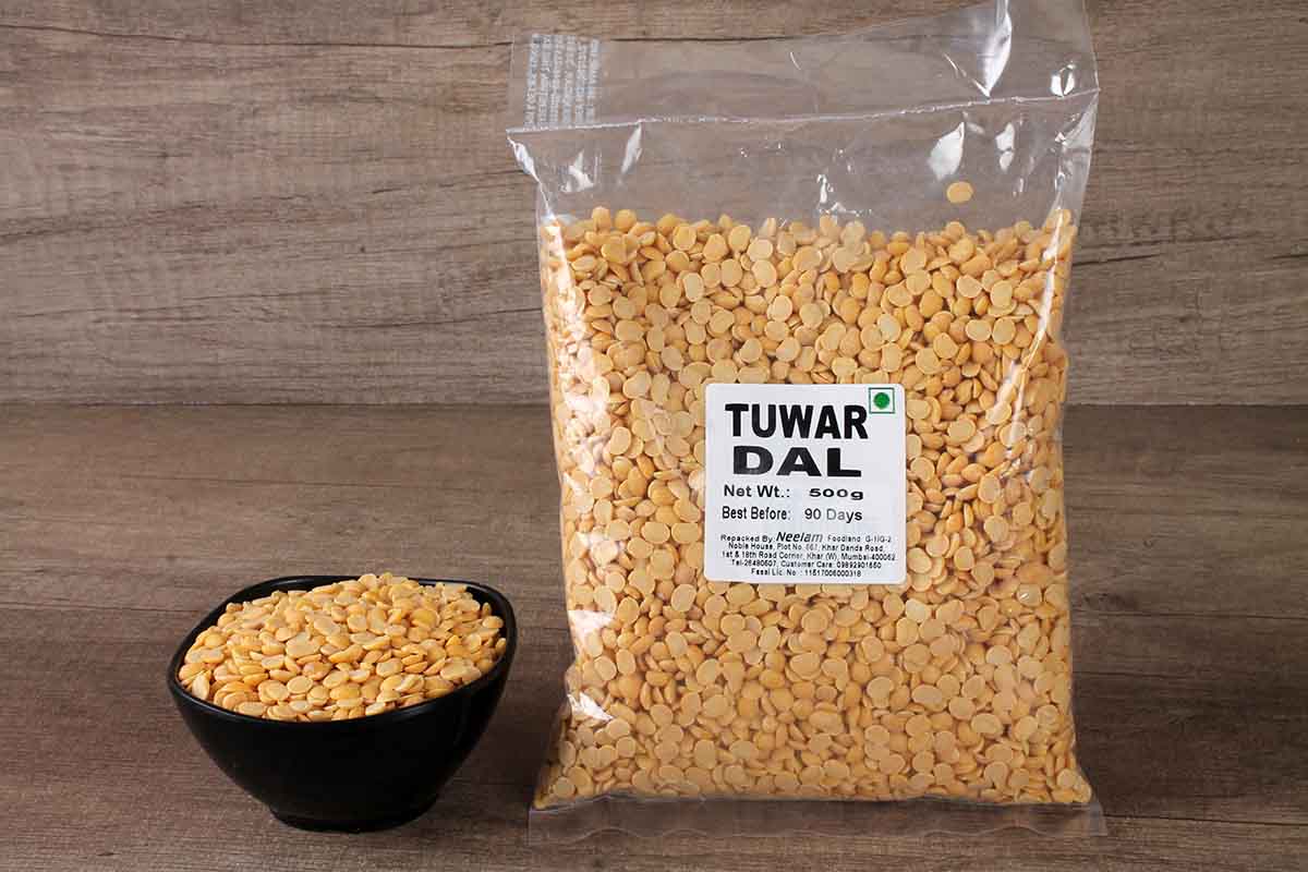 YELLOW SPLIT PIGEON PEAS/TOOR/TUWAR DAL 500 GM