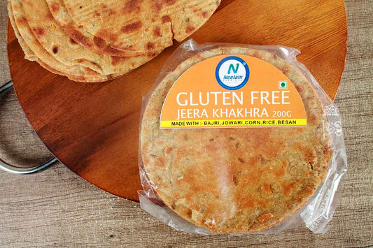 GLUTEN FREE JEERA KHAKHRA 200 GM