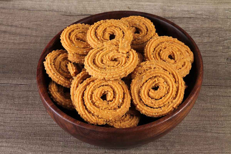 LESS OIL CHAKLI MADE IN RICE CHANA 200 GM