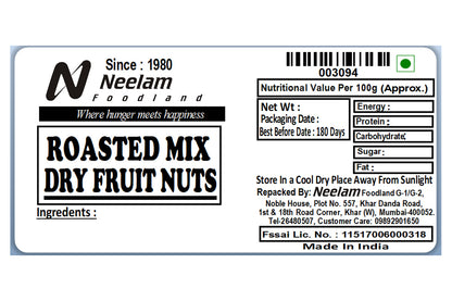 ROASTED MIX DRY FRUIT 500 GM